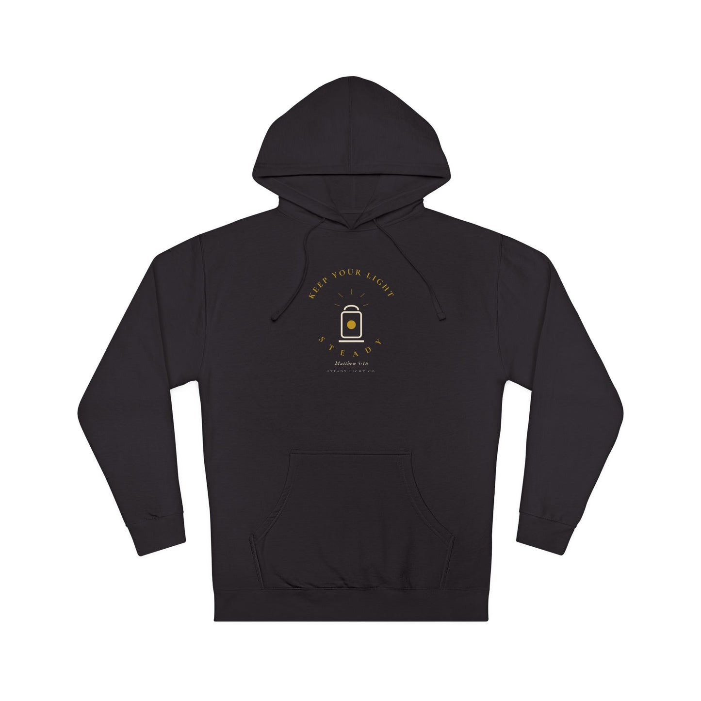Steady Light — Minimal Christian Faith Hoodie