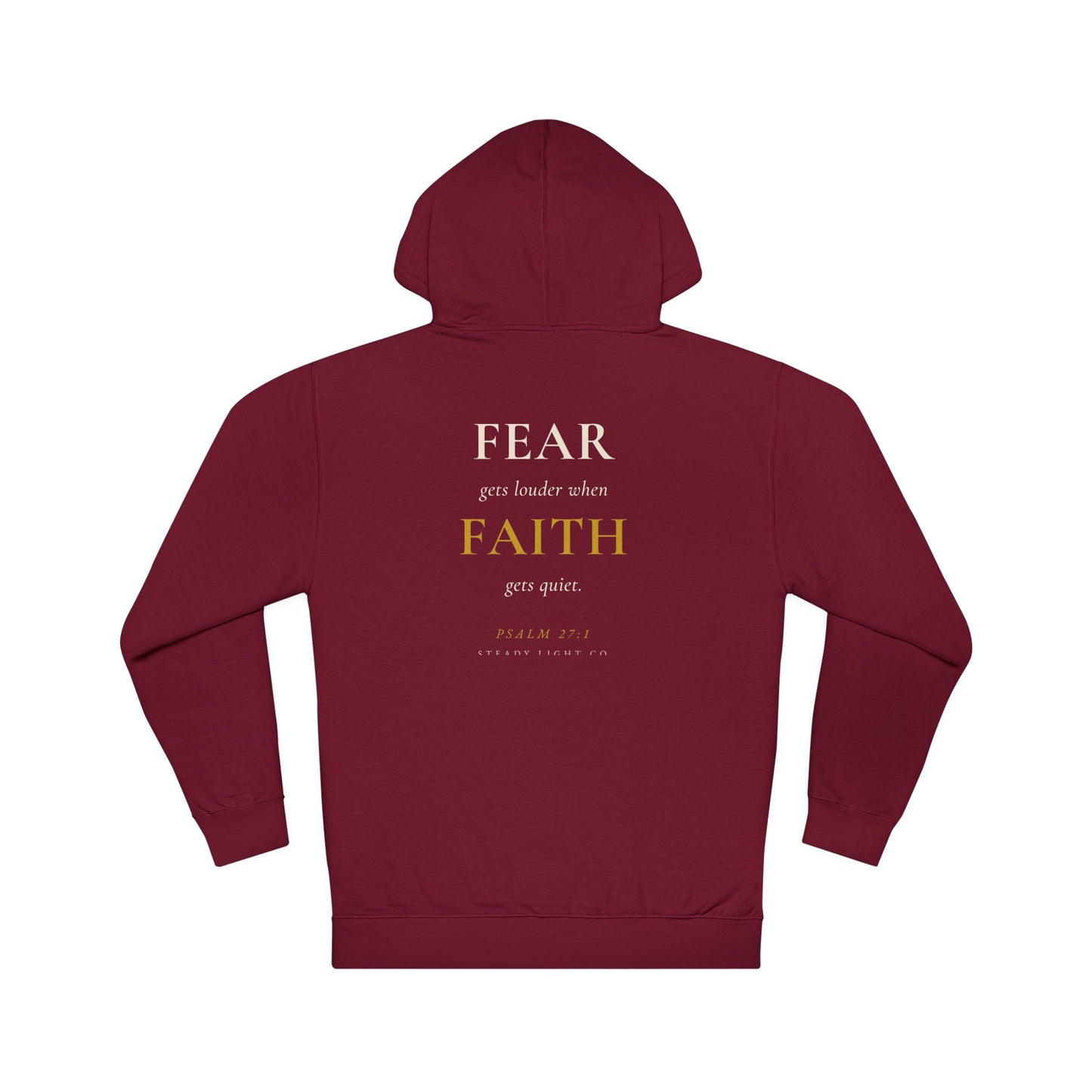One Step at a Time — Psalm 119:105 Christian Hoodie