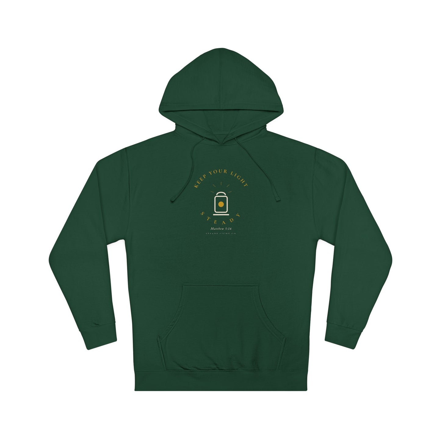 Steady Light — Minimal Christian Faith Hoodie