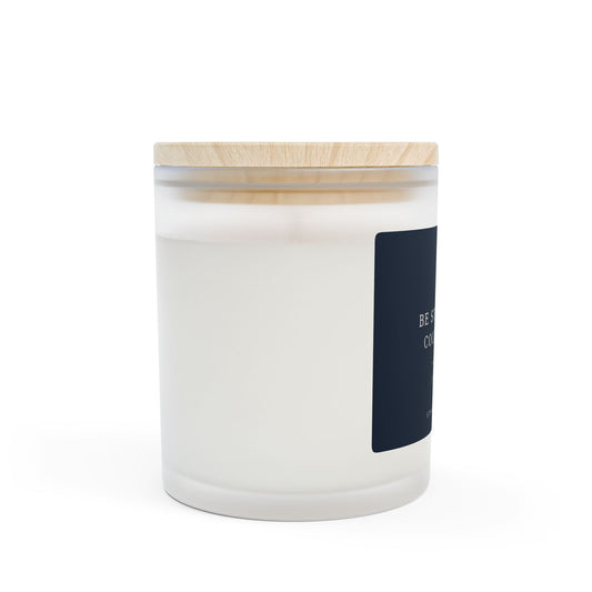 Be Strong and Courageous — Joshua 1:9 Premium Wood-Wick Candle