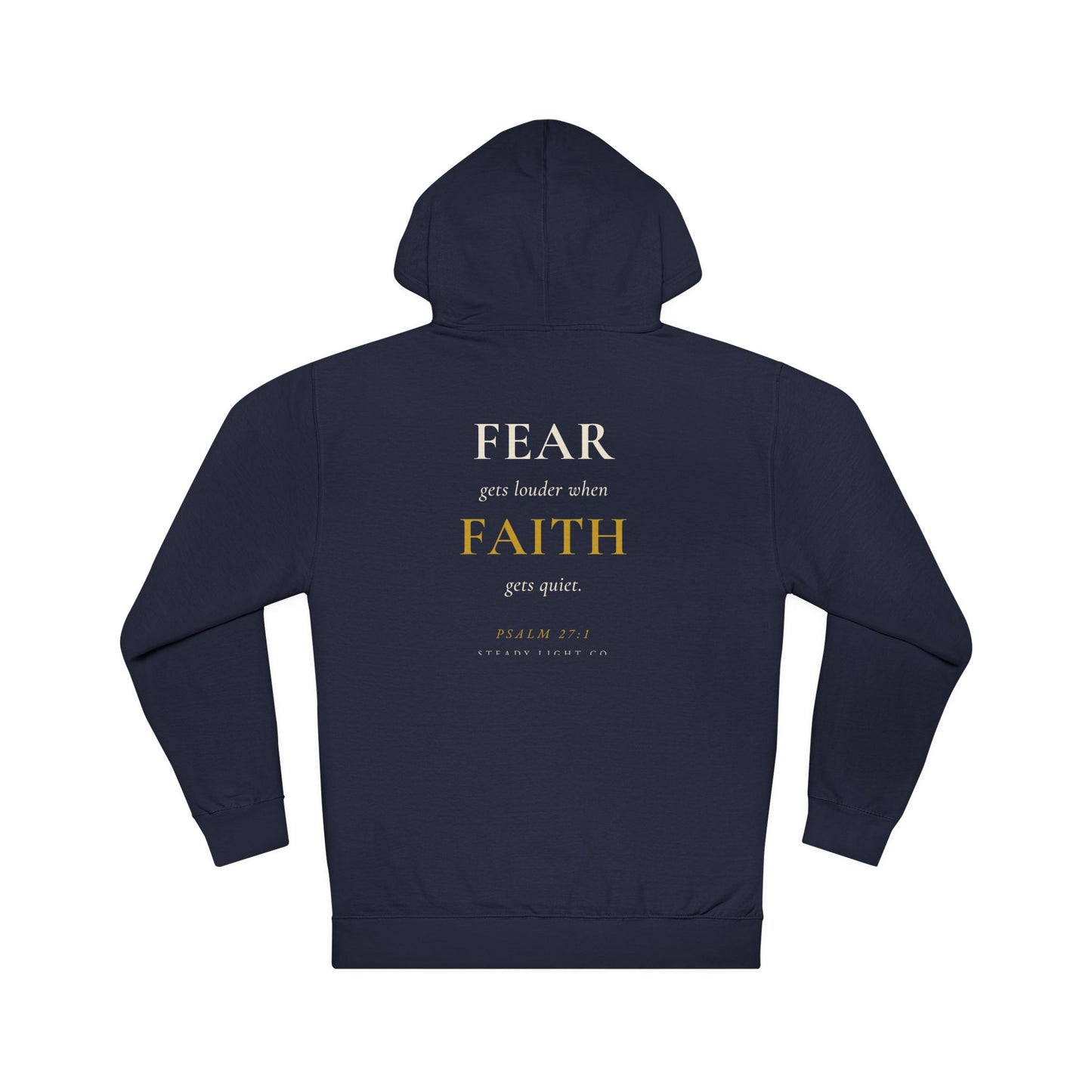 One Step at a Time — Psalm 119:105 Christian Hoodie